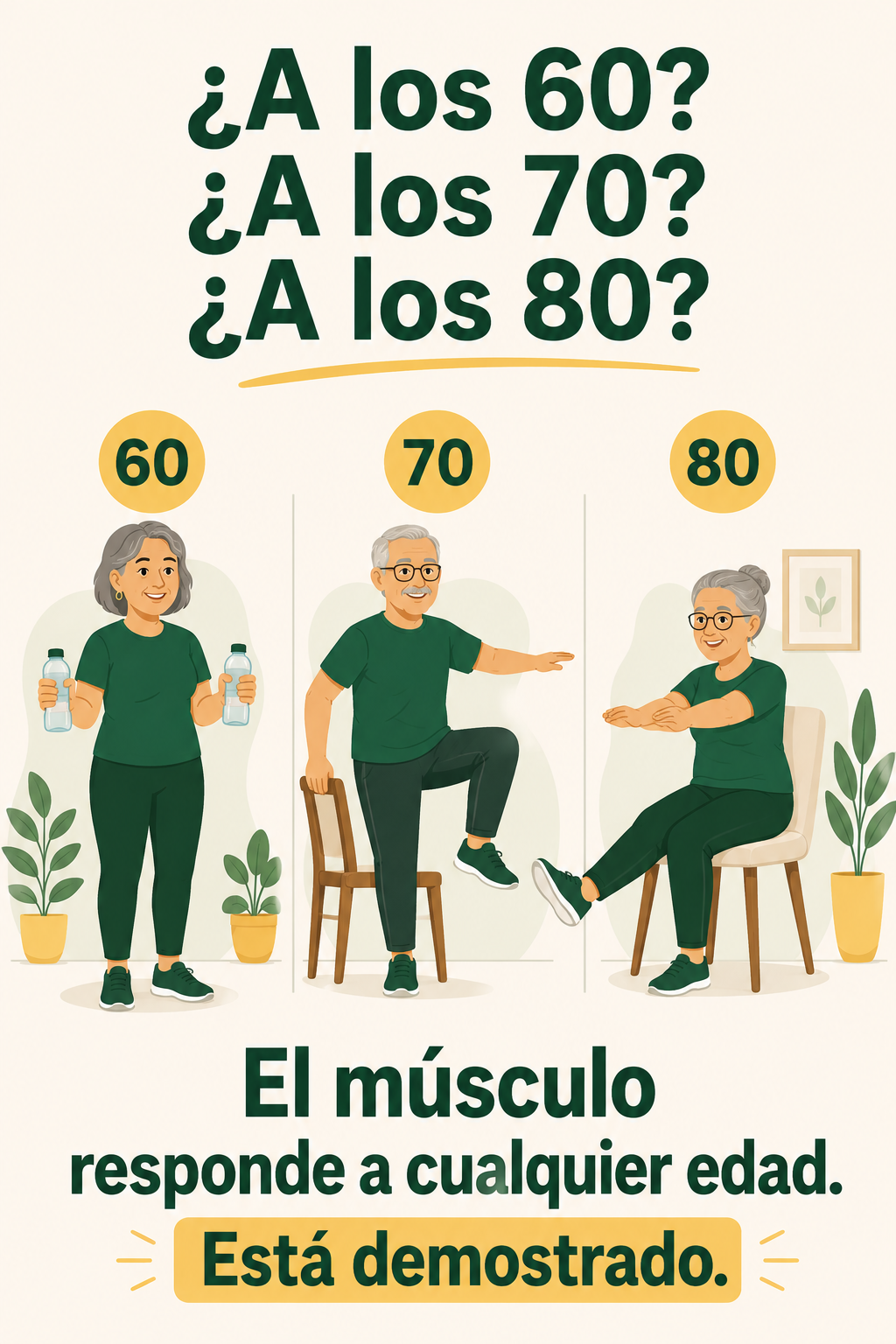 Recupera Músculo para Adultos mayores