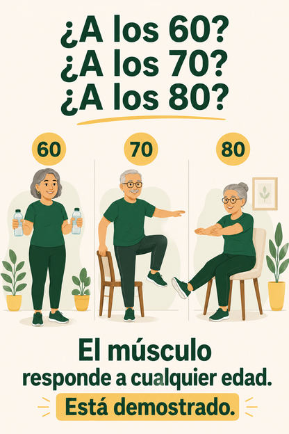 Recupera Músculo para Adultos mayores