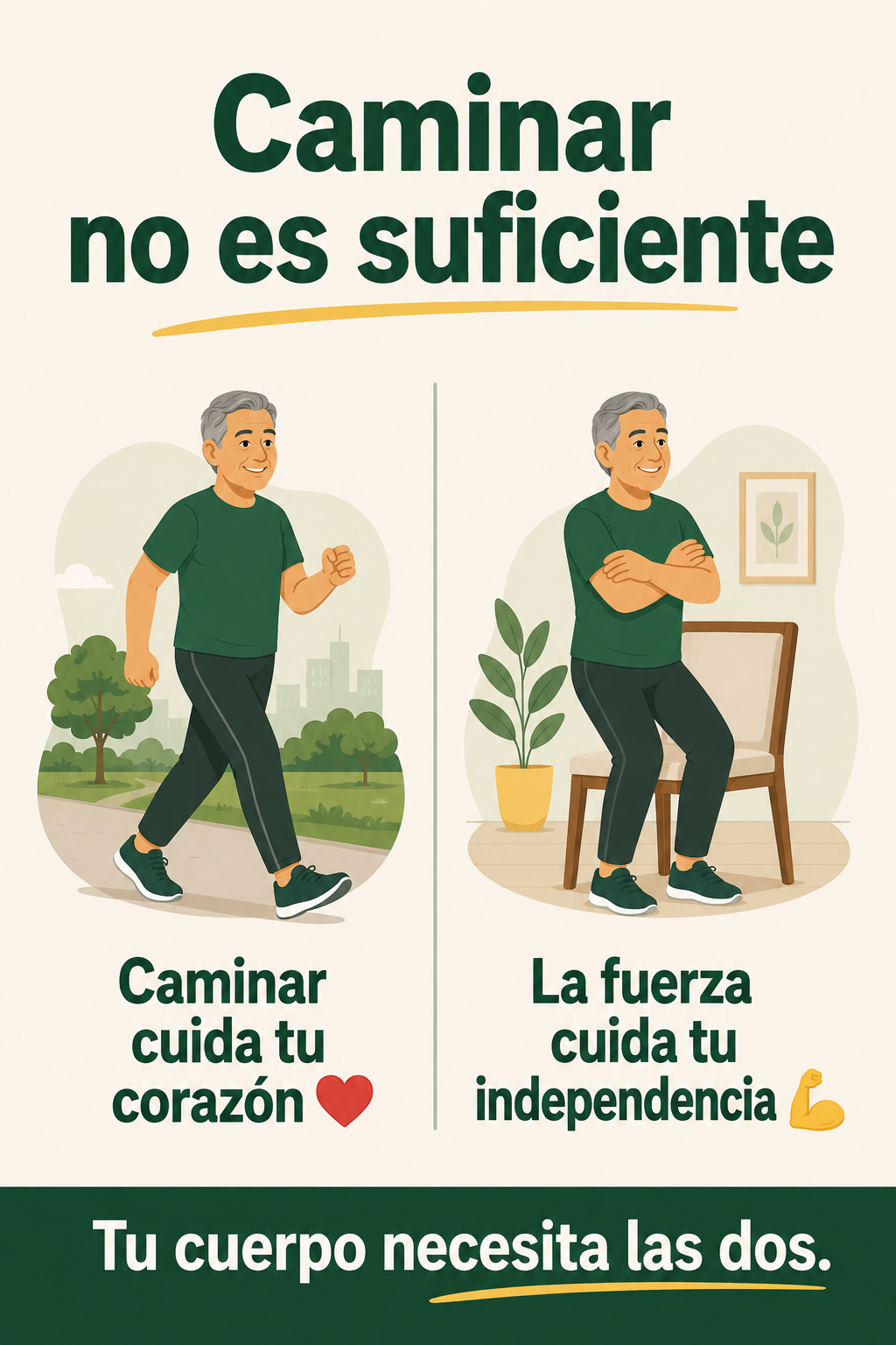 Recupera Músculo para Adultos mayores